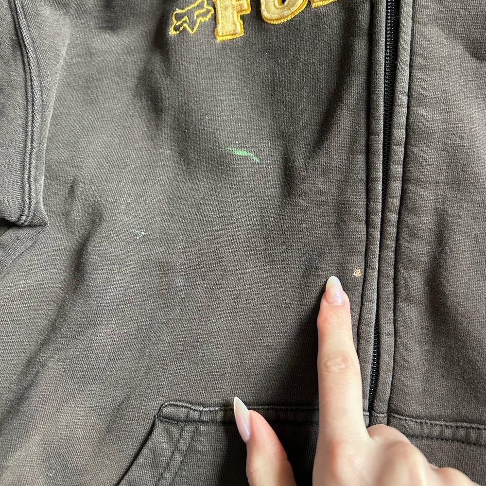 🌙Fox Racing Zip Up Vintage Jacket! - Picture 6 of 8